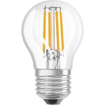 Ampoule led intelligente avec Wifi, E27, gradable, blanc chaud(2700K), forme de goutte d'eau, filament clair, remplace les ampoules de 40W,