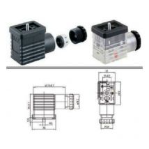Connettore din s/led-vf,vp,av vfs din 43650-b 00196135 - SMC