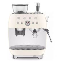 Machine à café combinée Expresso Années 50 crème - Smeg