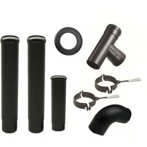 Anschluss-Starter-Set für Pelletöfen Durchmesser 80 mm