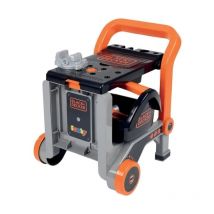 Smoby - Black+Decker - Diable + Boite 3 en 1