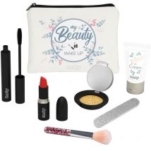 My Beauty Make Up Set - Set Beauté - Trousse Maquillage - 6 Accessoires Factices Inclus - 320150WEB - Smoby