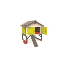 Smoby - Poulailler éducatif cot cot Cottage, jusqu'à 5 poules