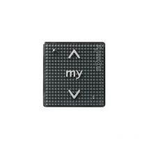 1811005 Somfy Smoove 1 Io Black Shine Touch-Wandsteuerung