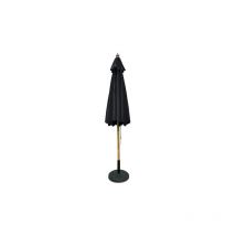 Simpo Lifestyle - parasol 2,5m en bois gris fonce