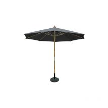 Simpo Lifestyle - 2.5m parasol en bois gris foncé