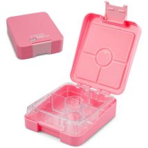 Boite de conservation - Lunch box - pour enfants - 4 compartiments - avec rabats de fermeture sécurisés - 18 x 15 x 5cm - sans bpa - Boite