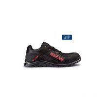 Chaussure d'entrainement Sparco Chaussure de se'curite' basse Nigel S1P N.39 ultra le'ge're en maille 3D respirante et microfibre noire Nero 39