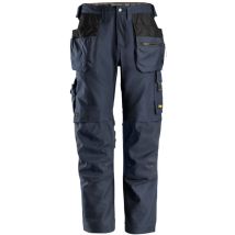 AllroundWork Canvas+ Stretch Arbeitshose mit Holstert. 6224 Gr. 52 navy - Snickers Workwear