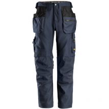 AllroundWork Canvas+ Stretch Arbeitshose mit Holstert. 6224 Gr. 56 navy - Snickers Workwear