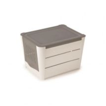 Porta Patate 3 Kg Contenitori Per Cibi Contenitore Porta Ortaggi Colore Bianco Grigio Made In Italy Bpa Free - Snips