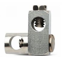 Snodino Doppio in Ottone Cromato per Scarico Norton – 293838865803 – Lunghezza: 10cm, Filettatura: 1/2" – DIAN