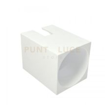 Testina CUBO faretto intercambiabile in alluminio bianco opaco – Illuminazione su binario – Compatibile con articoli 8290 e 8292