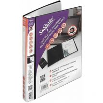 Snopake - ReOrganiser A4 Display Book 40 Pocket Black - Black