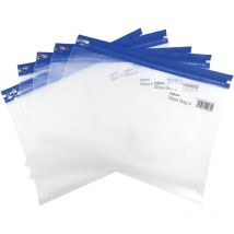 Snopake - Zippa Bag A4 Plus Blue SK12804 (Pack-25) - 325mmx235mm