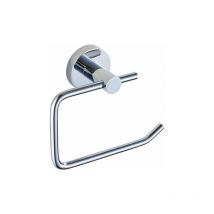 Snow Bathroom Toilet Roll Holder Stainless Steel Wall Mounted Toilet Paper Holder Circle Base Silver