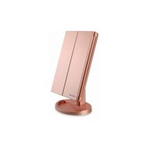 SnowLighted Makeup Mirror, 1X/2X/3X Magnification with 36 led Touch Screen and usb Charging, 180 Degree Adjustable Stand for Countertop Cosmetic
