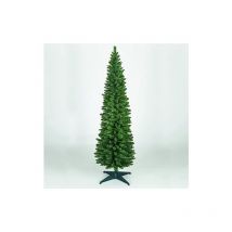 Wrapped Pencil Pine Christmas Tree - Green - 5ft - 150cm - Snowtime