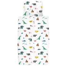 Snurk - Bettwäsche Origami Zootiere 135 X 200