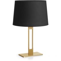 Sobremesa classical E27 40W Oro Algodón negro
