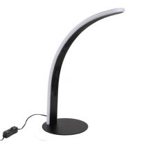 Forlight - Sobremesa Merme led 12W Blanco Neutro - 4000K Negro para Interior de Mesa en Oficina, Sala de Estar, Dormitorio