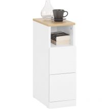 Bedside Table Nightstand Sofa Side Table Telephone Table,FBT149-WN - Sobuy