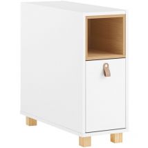 SoBuy Bout de Canapé, Table d'Appoint, Table Basse Multifonctionnelle , Table de Chevet avec Dessus Rabattable et Tiroir, pour Salon, Chambre et