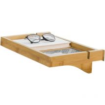Petite Table de Chevet Étagère Suspendue en Bambou Table de Nuit,SoBuy NKD01-N