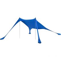 Sobuy - OZT01-DB Abri de Plage Lycra Polyester UPF30, Tente de Plage Portable, Parasol de Plage, Ombre Tente, Auvent de Plage avec Sac de Transport,