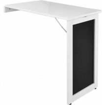 Sobuy - Kitchen Restaurant Wall-mounted Folding Table Desk with Blackboard,FWT20-W