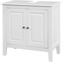 Sobuy - FRG202-W Waschbeckenunterschrank Badschrank Waschtisch Unterschrank weiß bht ca: 60x62x30cm