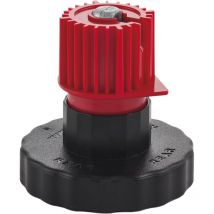 Sockelverstellfuß Unicomatic 100 mm Kunststoff schwarz/rot - Camar