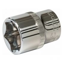 Socket 1/2" Drive 6pt Metric - 22mm - Silverline