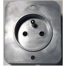 AVB - Base de enchufe 2P+T - ref O400818 - Gris