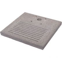 Bel-fer - Socle carré en béton 40x40 Cm avec séparateur pour drain de fontaine