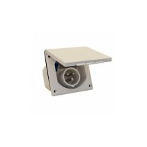 Imline - Socle cee 17 beige encastrable pour camping-car et caravane