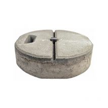 Le Sanitaire - Socle de béton C45/55 avec cavité de prise plaque montée et cale