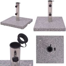 Socle de parasol en granite 20 kg - base de parasol - bases de parasol - Home & Living - Gris