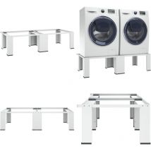 Socle double pour lave-linge et sèche-linge Blanc - socle pour machine à laver - socles pour machine à laver - Home & Living