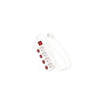 Alfa Dyser - Socle interrupteur individuel Onlex câble 1,5 m 4 prises