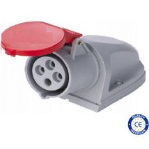 Adelid - Socle Prise murale femelle cee 4x32A - triphasé
