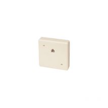Electro Dh - Socle téléphonique de surface modulaire à 6 positions avec 4 contacts sous blister 39.048/6/4/BT 8430552091133