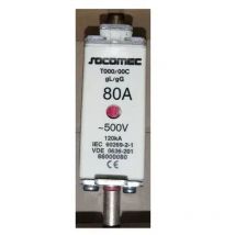 66000080 hpc fusible tamaño 00C gg/gl 80A 500V - Socomec