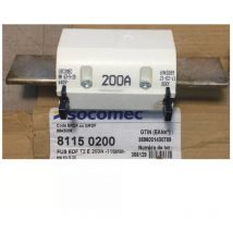 Socomec - 81150200 edf T2 industrial fuse - 200A 440V 115mm