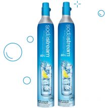 Sodastream - Lot de 2 cylindres de recharge de gaz co2 60l pour machine à gazéifier 2 x cylindre gaz