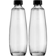Sodastream - Carafe en verre Duo transparent avec 2 carafes en verre