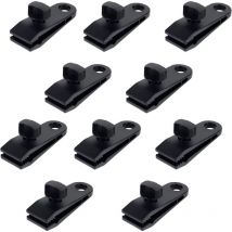 10 Pcs Clips de Tente en Plastique Clips de Bâche de Sécurité Multifonctionnels Pinces de Tente en Nylon Clips de Bâche pour Camping Bâche Caravane