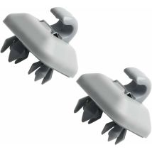 Soekavia - Lot de 2 clips de pare-soleil intérieurs MoreChioce 8U0857562A Crochet de suspension pour pare-soleil en plastique compatible avec A1 A3