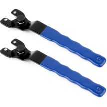 Stück 8–50 mm Winkelschleifer-Schraubenschlüssel, Kontermutternschlüssel, verstellbarer Spindelschlüssel, Fettdruck (blau)