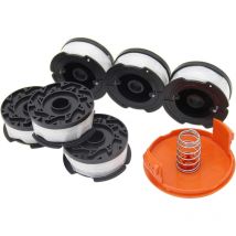 Trimmerfadenspulen von Black and Decker (9,1 m lang – 1,65 mm Nylonfäden mit Spulenabdeckung und Feder) – RW